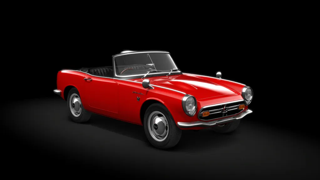 Honda S800 in the Scarlet livery