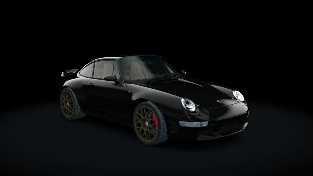 Porsche 911 (993) Turbo Canyon Spec in the Black Metallic livery