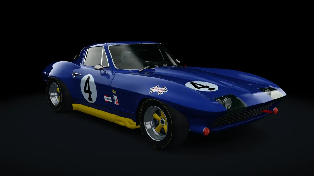 GTC60 Chevrolet Corvette 1967 in the 4 - Sebring 1967 livery