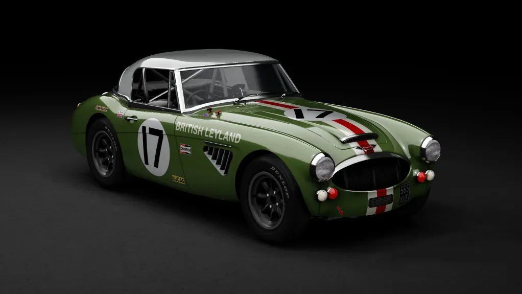 GTC60 Healey 3000 Lightweight in the 17 British Leyland livery