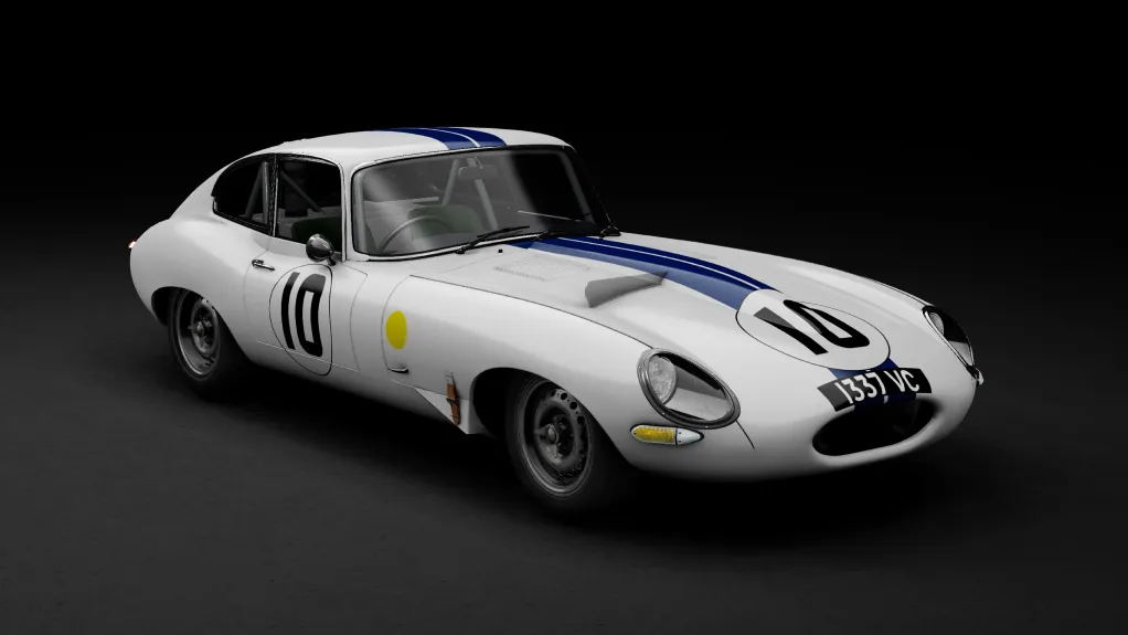 GTC60 Jaguar E-type Le Mans in the Cunningham 10 livery