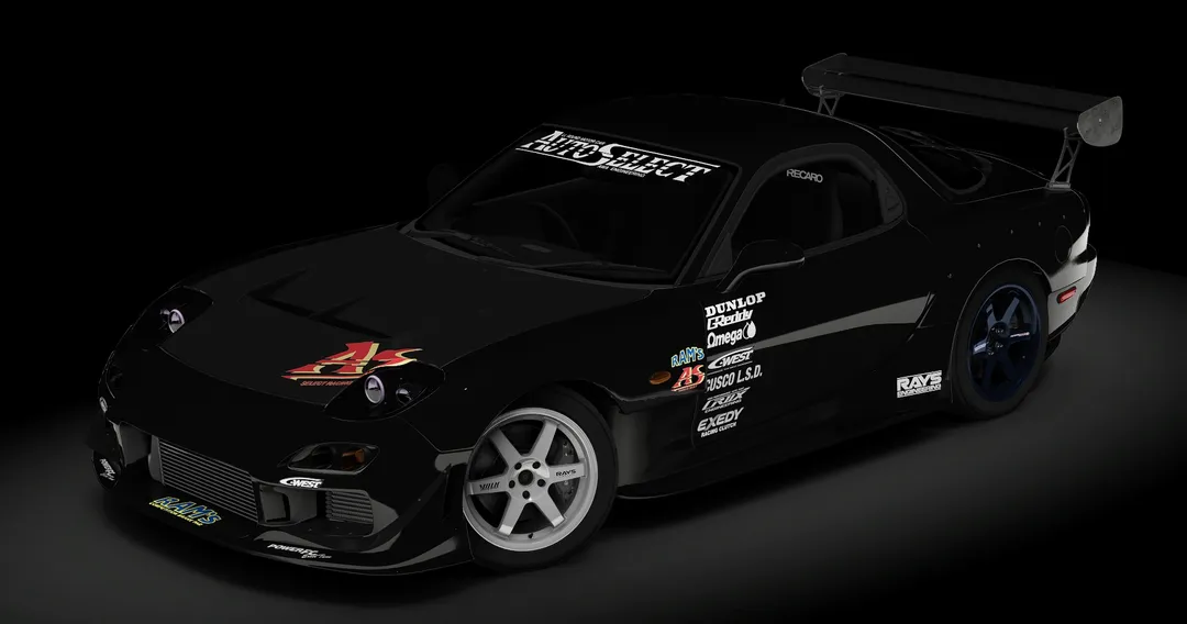 Mazda RX-7 FD3S BLACK EAGLE in the AutoSelect livery