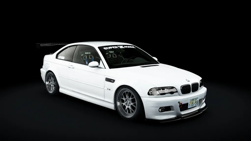 BMW M3 (E46) N-SPEC S54 in the Alpinweiß III livery