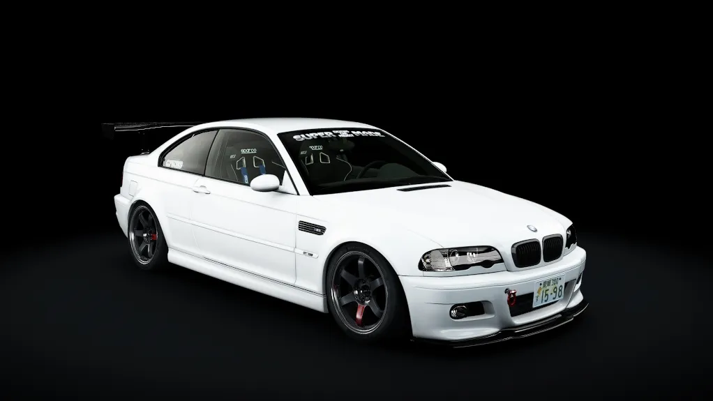 BMW M3 (E46) N-SPEC S85 in the Alpinweiß III livery