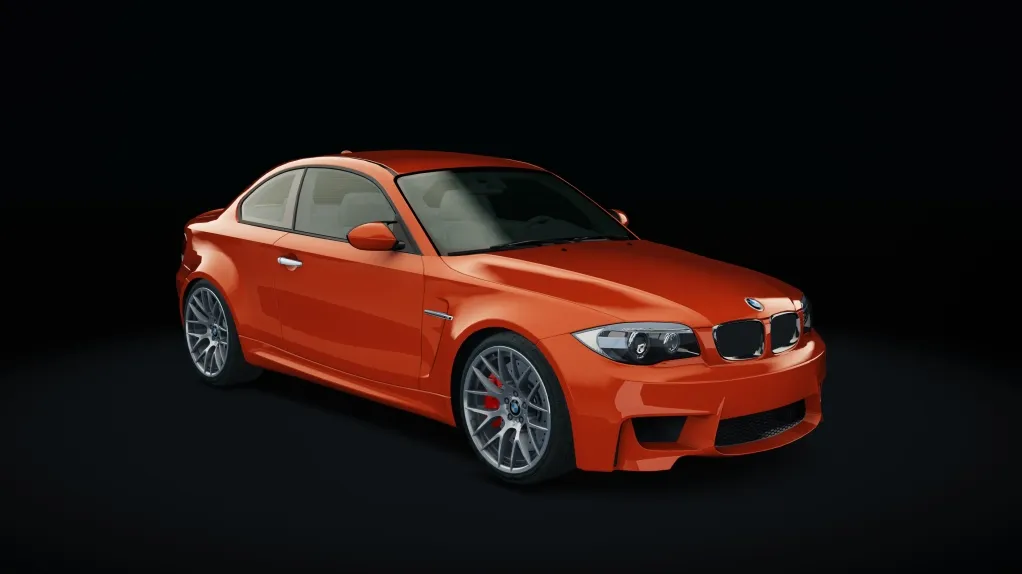 BMW 1M in the Orange livery