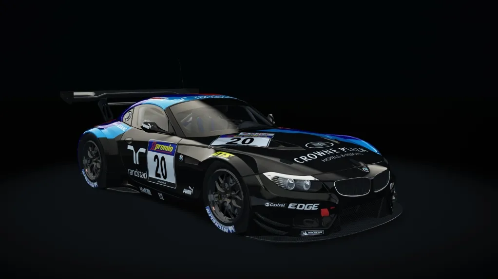 BMW Z4 GT3 in the BMW Motorsport 2013 Black livery