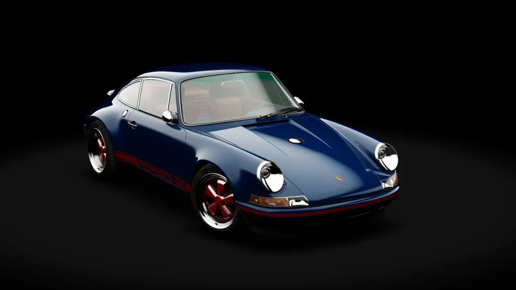 Porsche 911 4.0 by Singer in the Blue2 livery