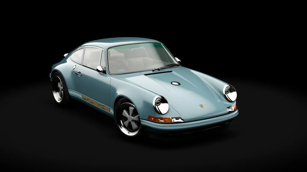 Porsche 911 3.8 by Singer in the Florida livery