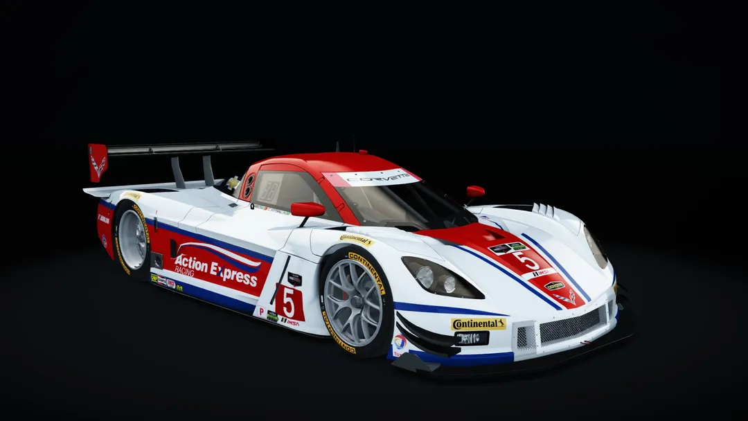 Coyote Corvette DP in the Action Express #5 livery