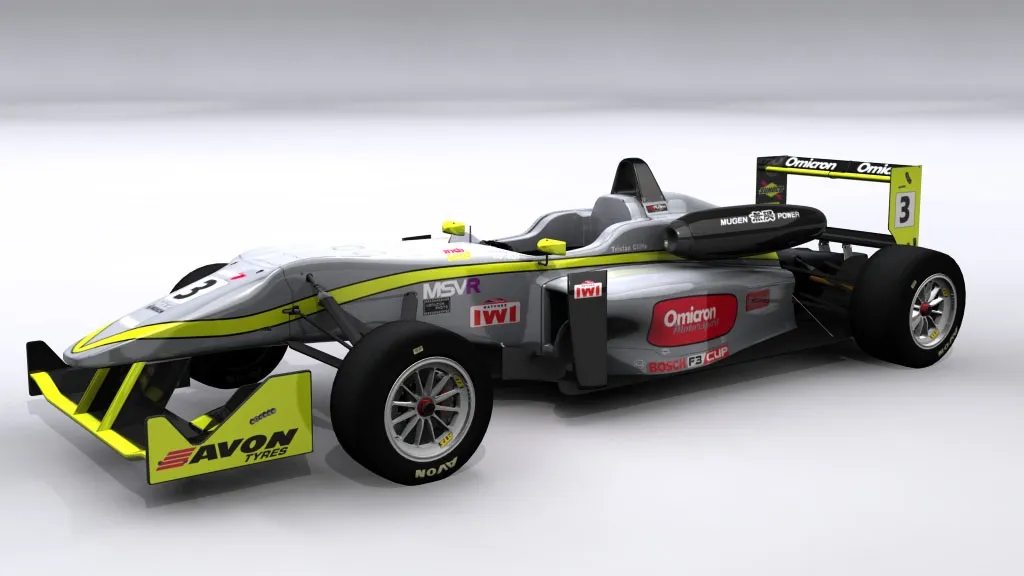 Dallara F312 in the Tristan_Cliffe livery