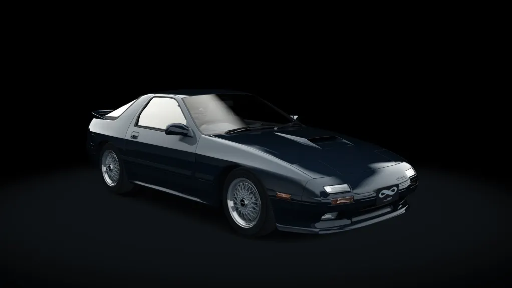 Mazda RX-7 Infini in the Shade Green livery