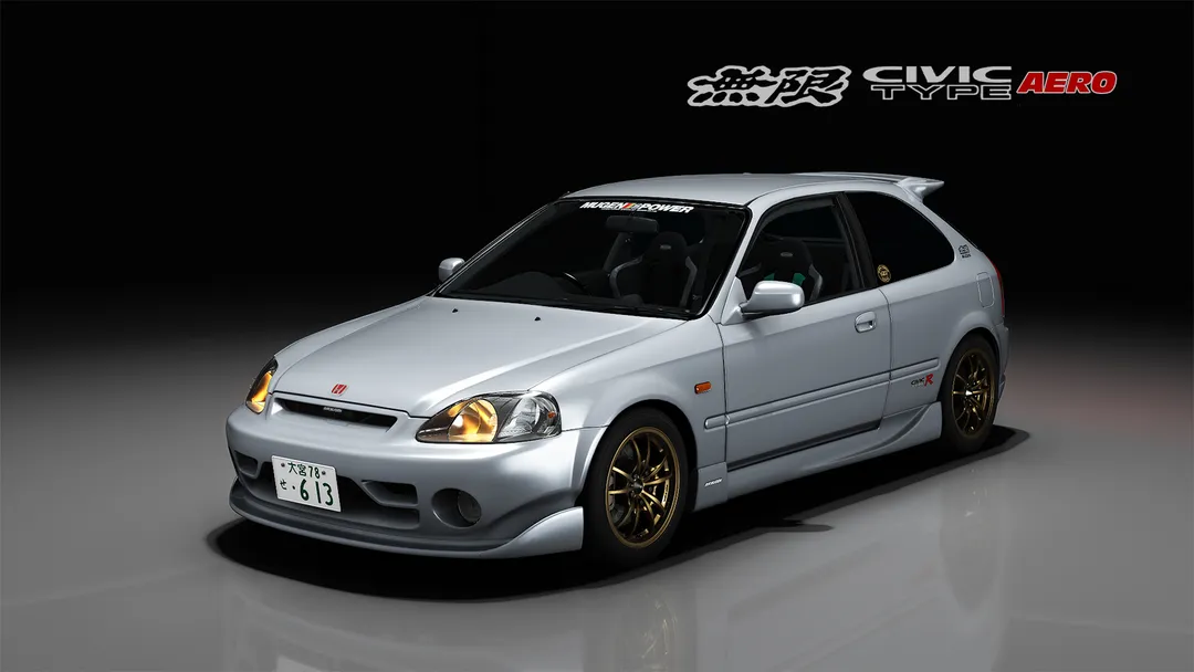 Mugen Civic type AERO (EK9) in the Vogue Silver Metallic (Bronze) livery