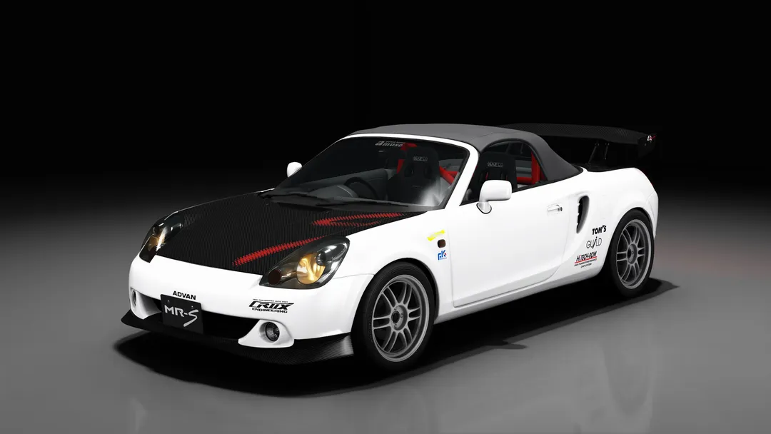 Toyota MR-S Haru•Spec in the Super White (040) livery