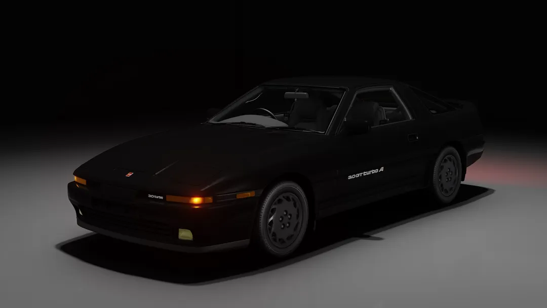 Toyota Supra 3.0GT Turbo A in the Black Onyx (202) livery