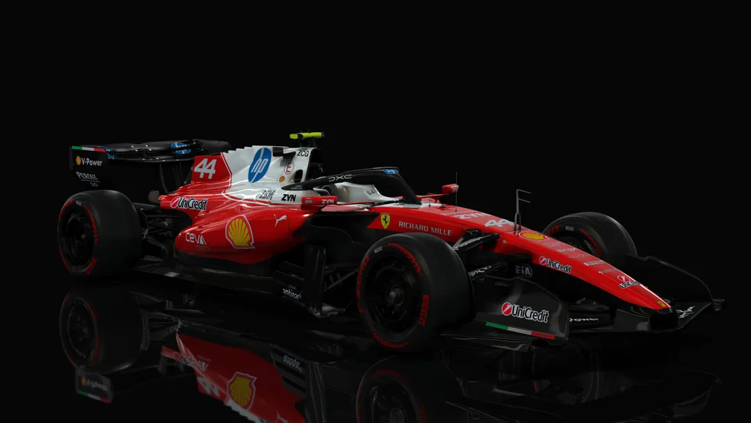 F1 2026 Ferrari SF-26 in the Hamilton livery
