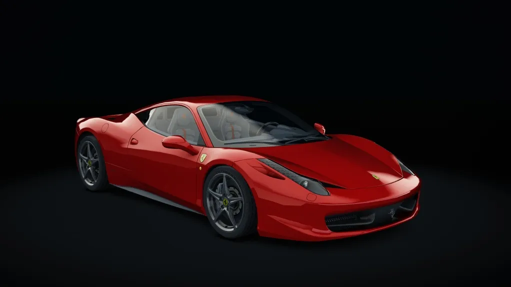 Ferrari 458 Italia in the Rosso Scuderia livery