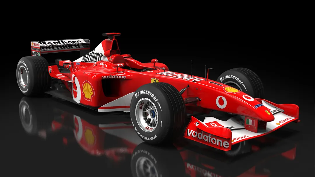 Ferrari F2002 in the Michael Schumacher livery