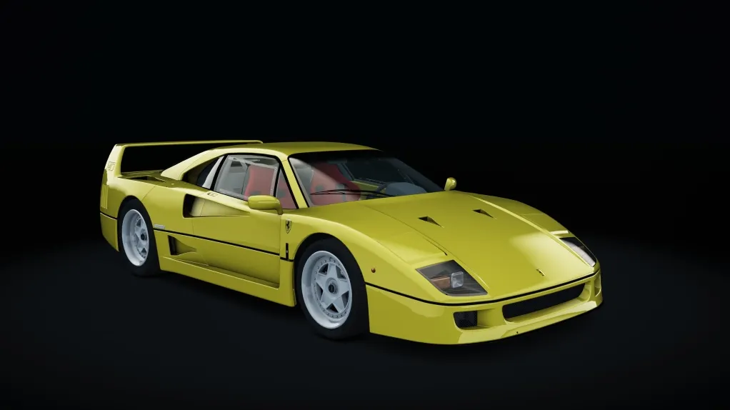 Ferrari F40 Stage 3 in the Yellow livery