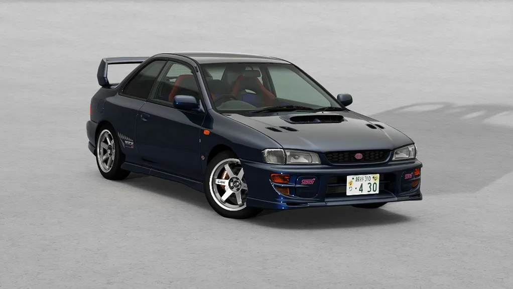 Subaru Impreza WRX [GC8] STi Taishin in the Deep Navy livery