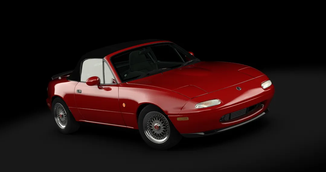 Eunos Roadster Tuned in the Classic Red livery