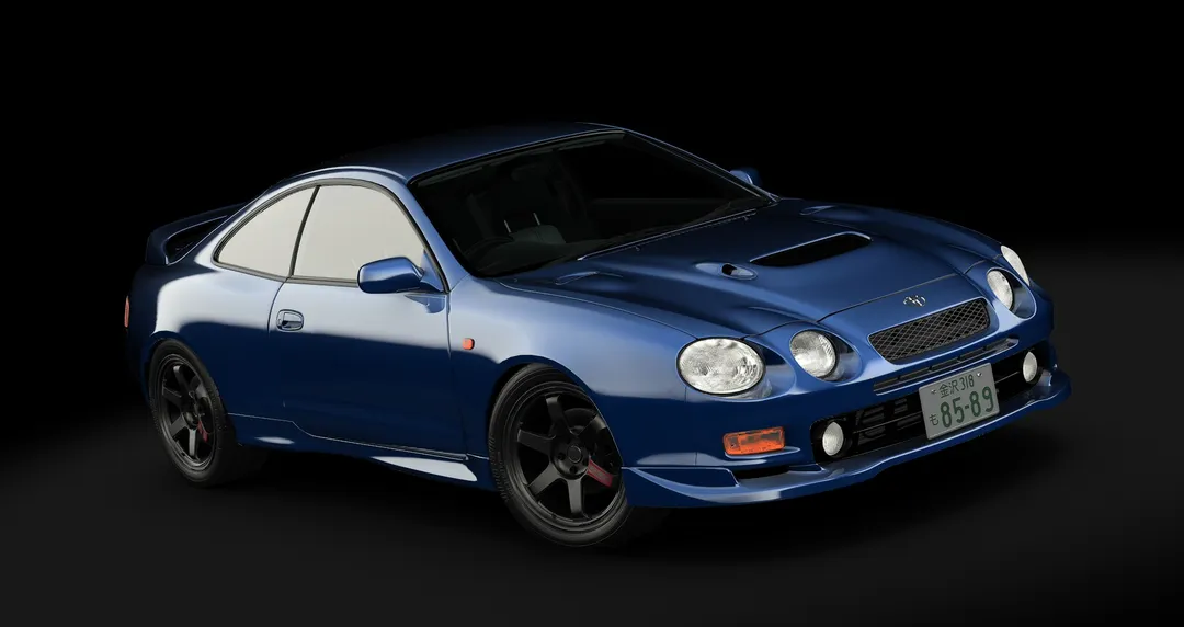 Toyota Celica ST205 Tuned in the Metallic Blue livery