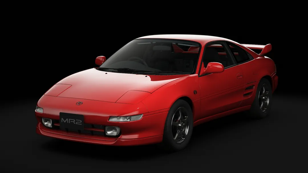 Toyota MR2 GT-S in the Super Red II livery