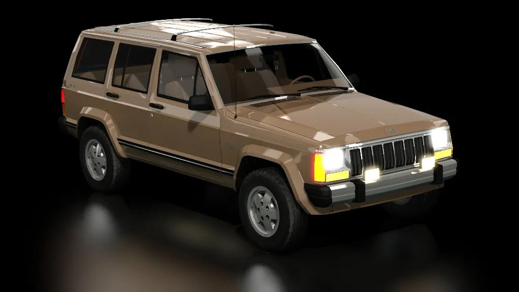 Jeep Cherokee 4.0L 1987 in the Beige livery