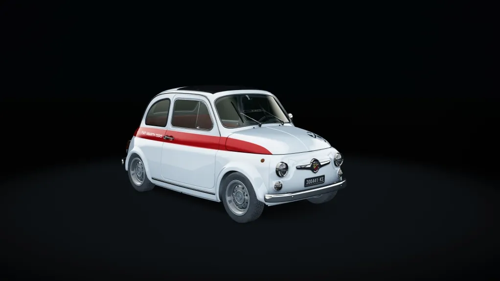 Abarth 595 SS Step 2 in the Official livery