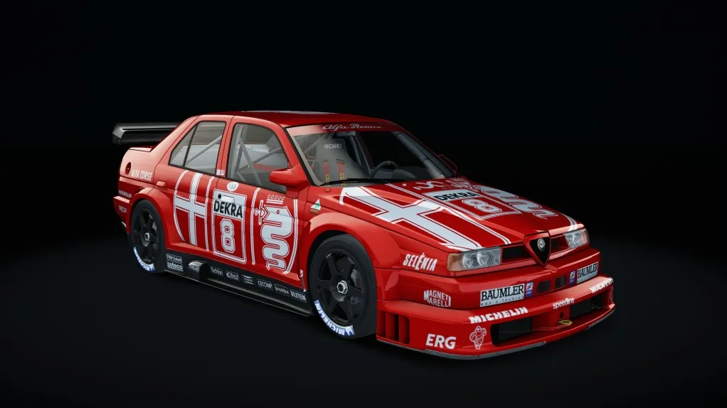 Alfa Romeo 155 TI V6 in the Nicola Larini 8 livery
