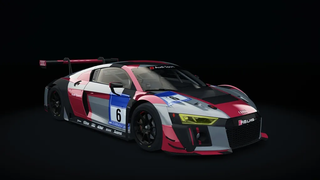 Audi R8 LMS 2016 in the Racing 6 livery