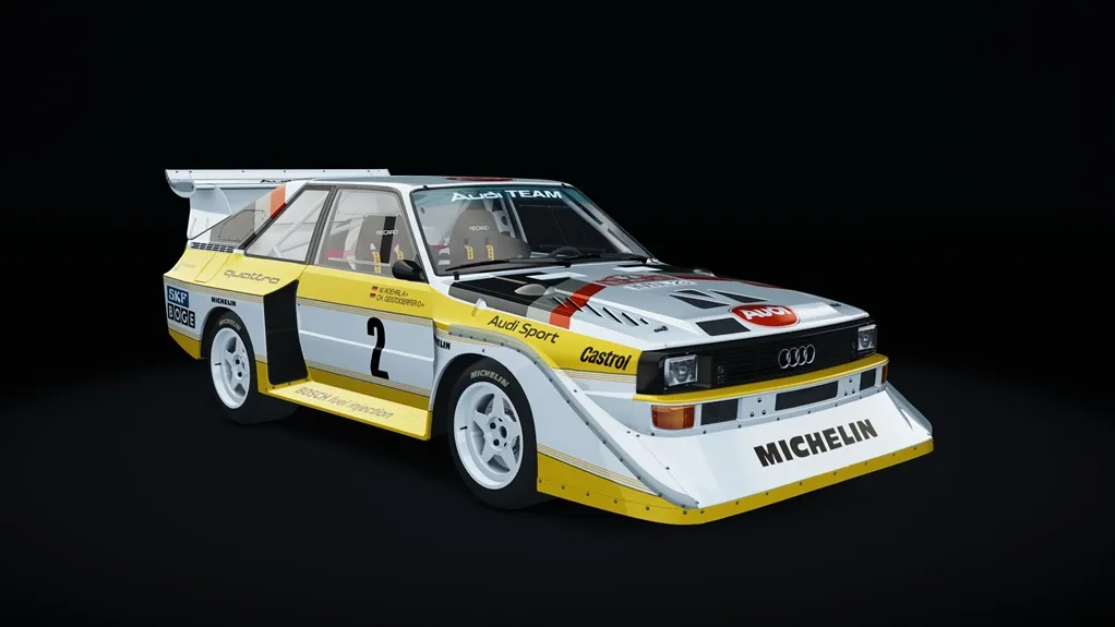 Audi Sport quattro S1 E2 in the Racing 2 livery