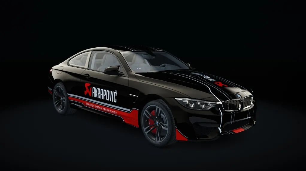 BMW M4 Akrapovic in the Akrapovic livery