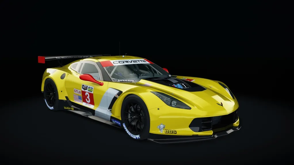 Chevrolet Corvette C7R in the Racing 3 livery