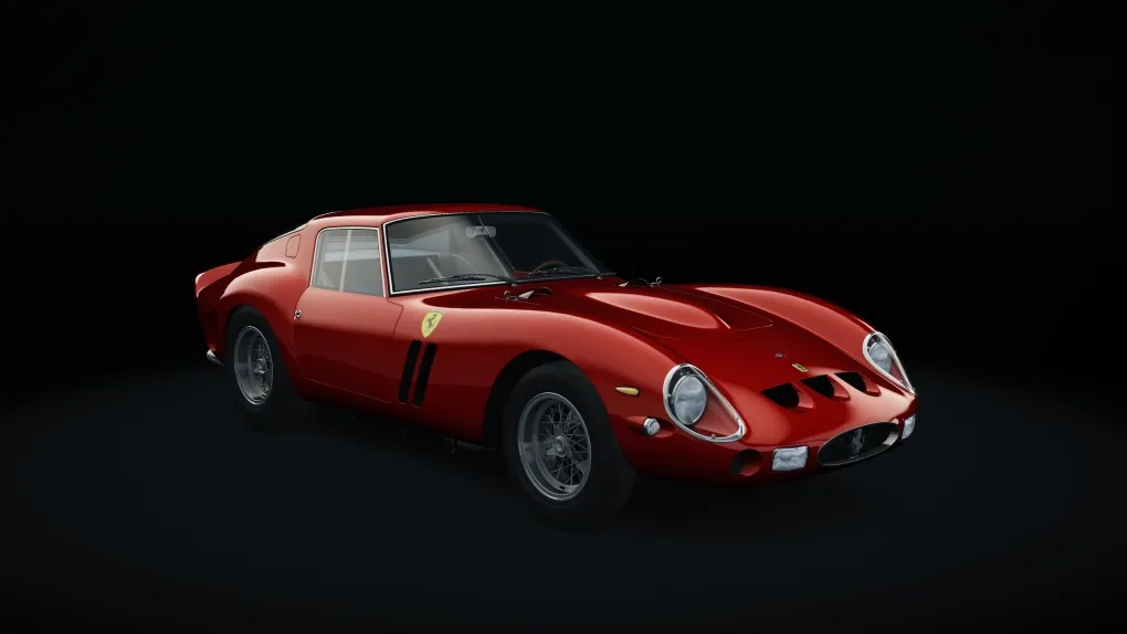 Ferrari 250 GTO in the Rosso livery