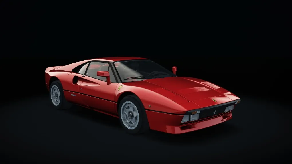 Ferrari GTO in the Rosso livery
