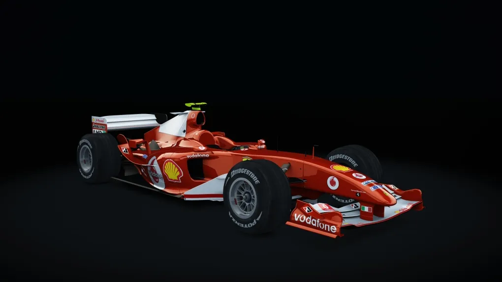 Ferrari F2004 in the Ferrari Default livery