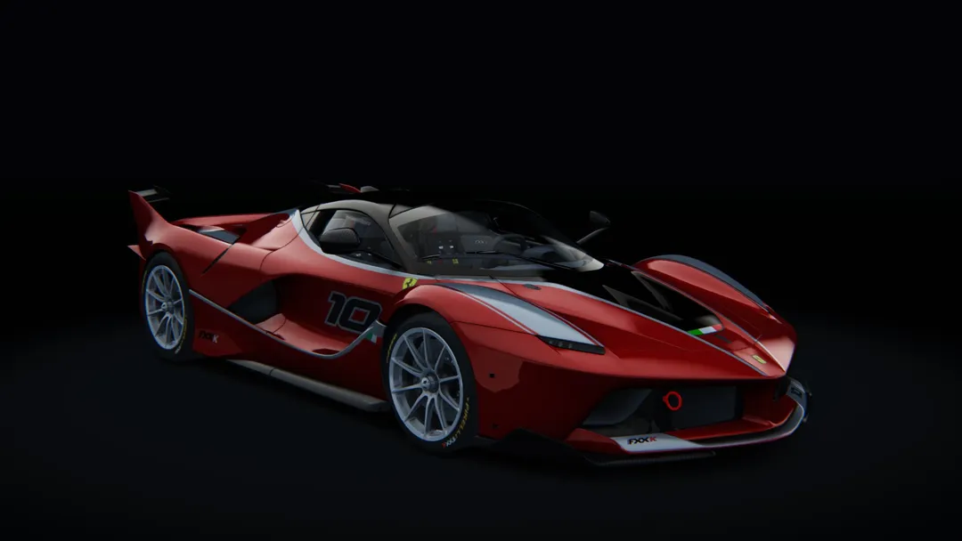 Ferrari FXX K in the Racing 10 livery