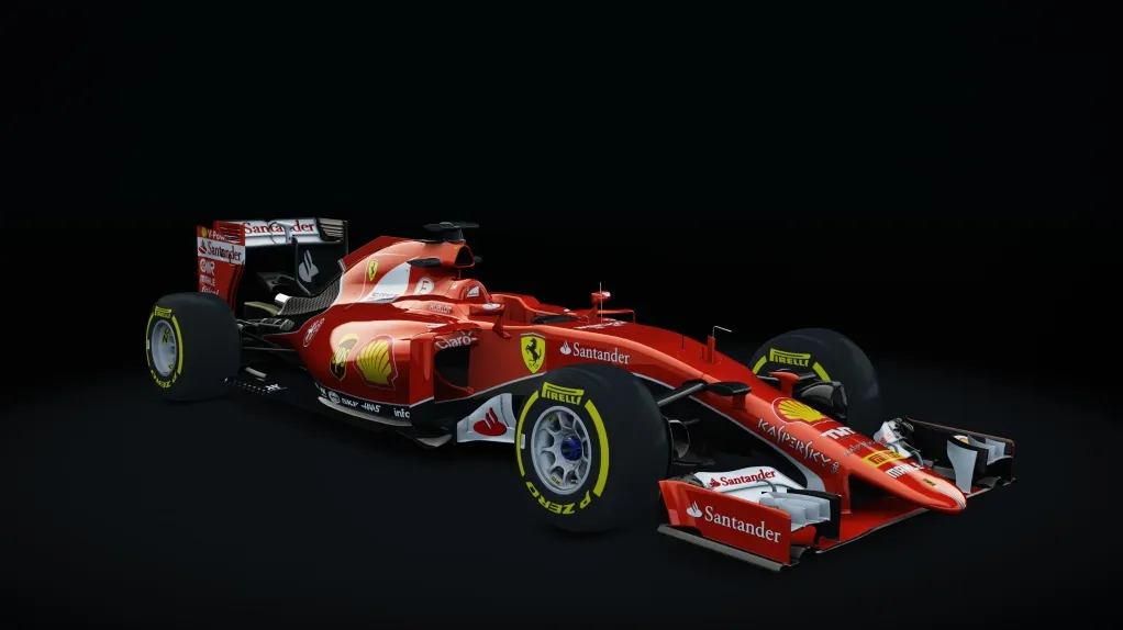 Ferrari SF15-T in the Ferrari Default livery