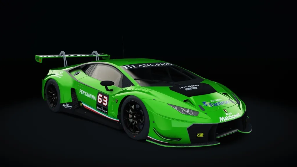 Lamborghini Huracan GT3 in the Racing Green livery
