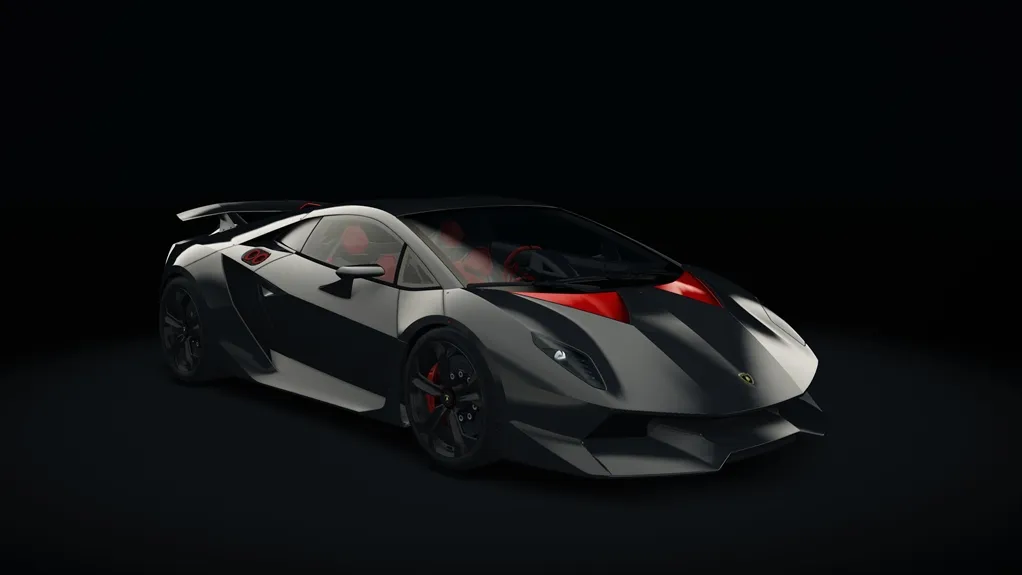 Lamborghini Sesto Elemento in the Rosso Bia Glittered livery