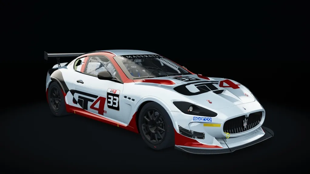 Maserati GranTurismo MC GT4 in the Official livery