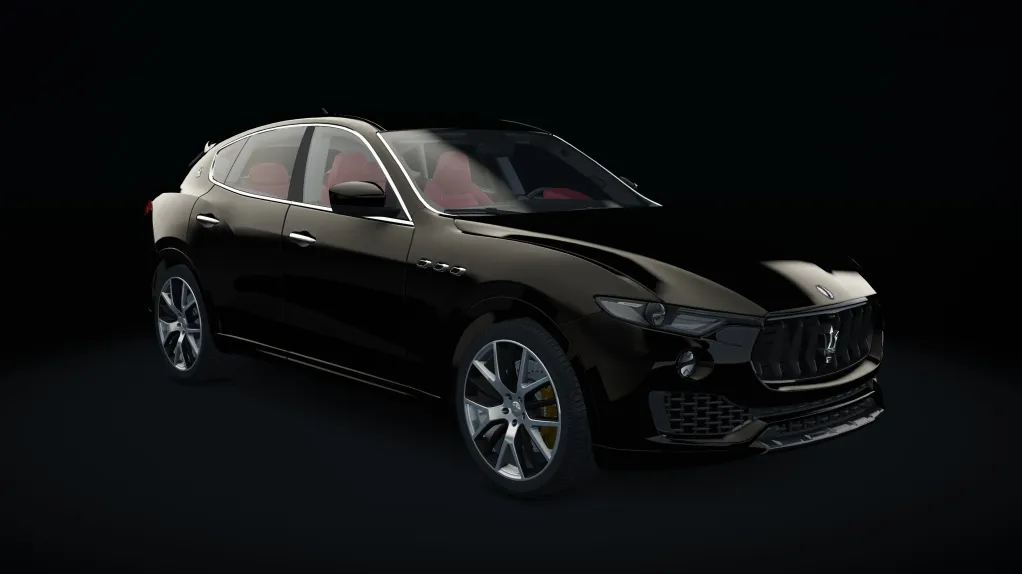 Maserati Levante S in the Nero Ribelle livery