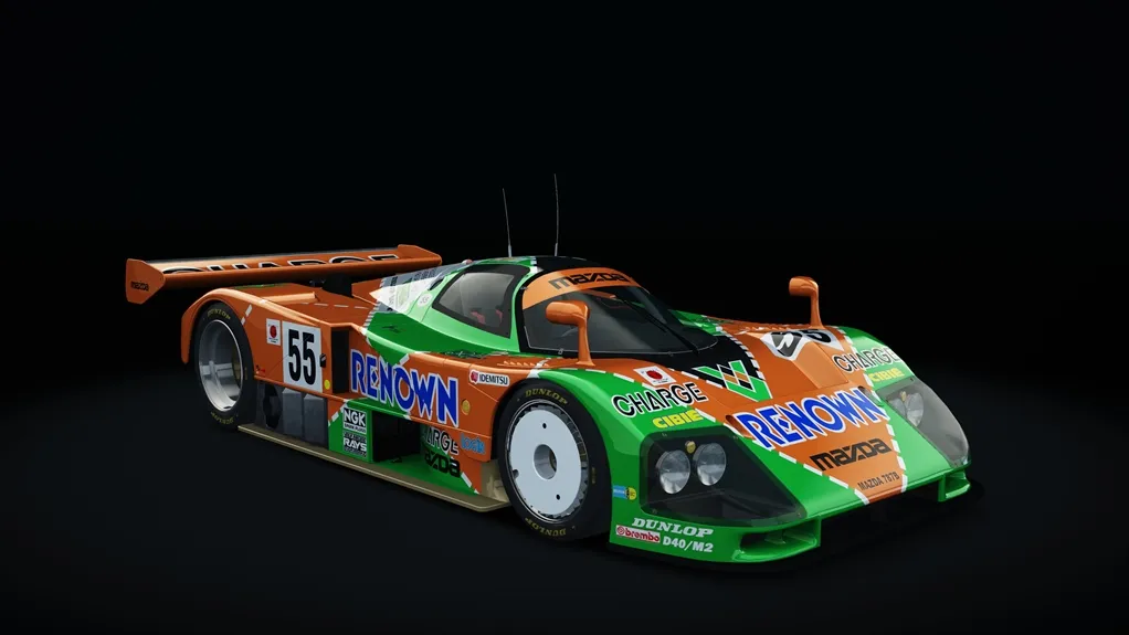 Mazda 787B in the Racing 55 livery