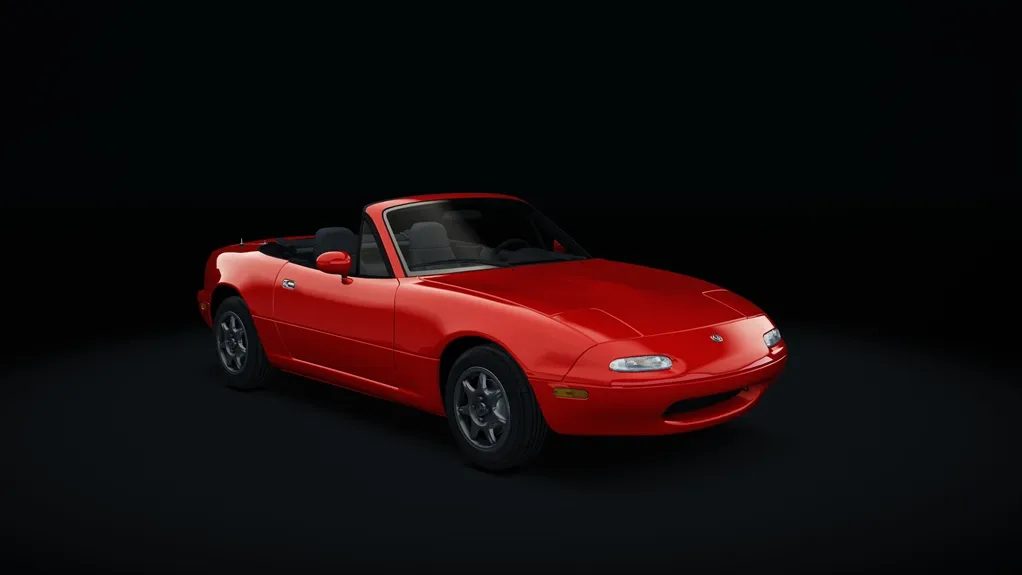 Mazda Miata NA in the Classic Red livery