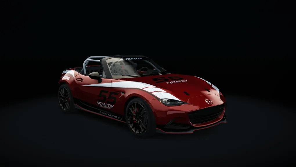 Mazda MX5 Cup in the Official livery