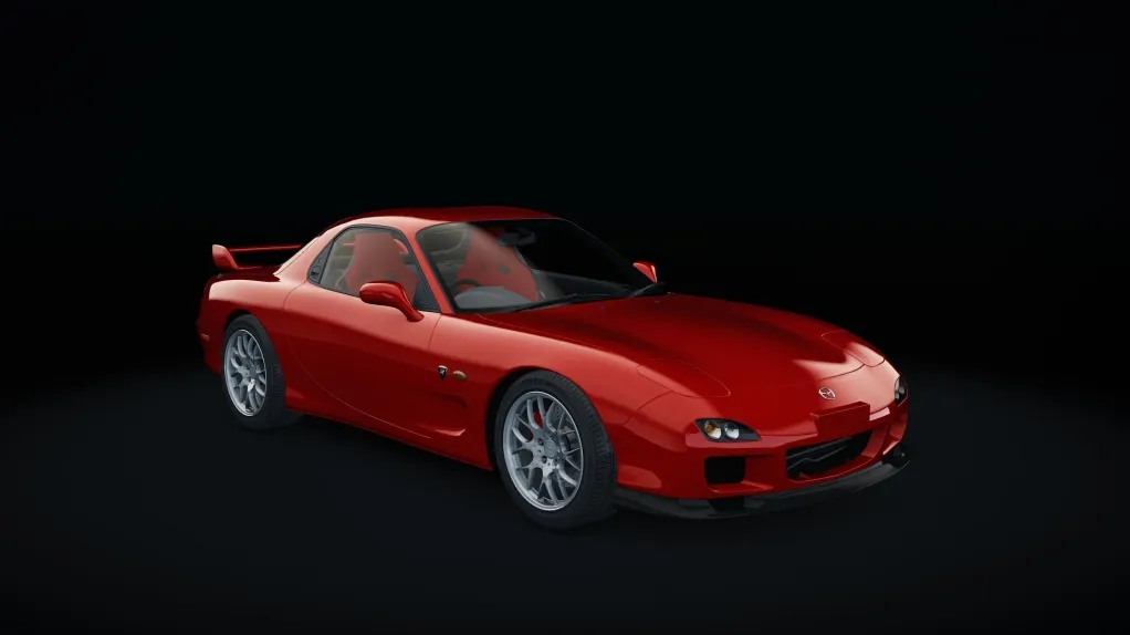 Mazda RX-7 Spirit R in the Blaze Red B livery