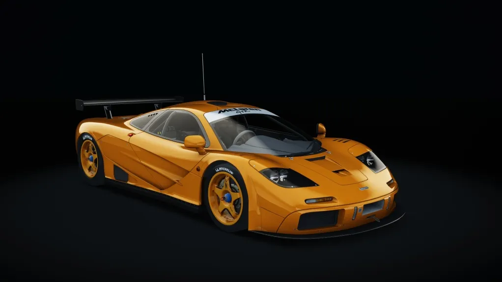 McLaren F1 GTR in the Orange livery