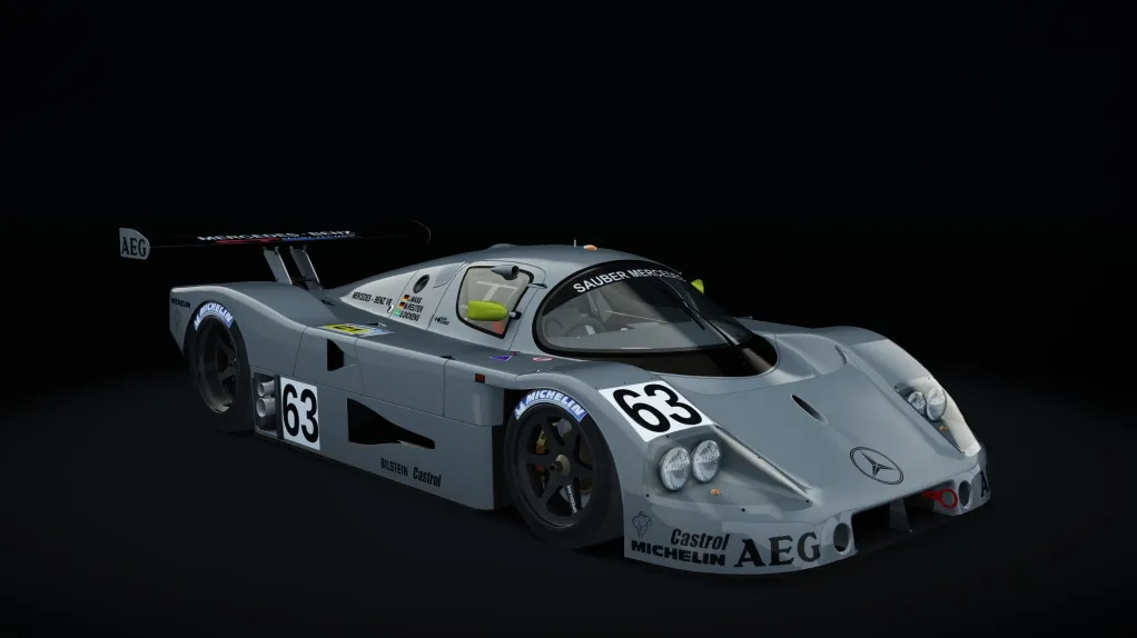 Mercedes-Benz C9 1989 LM in the Sauber 63 livery