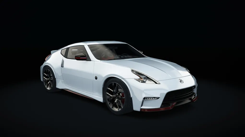 Nissan 370z Nismo in the Pearl White livery