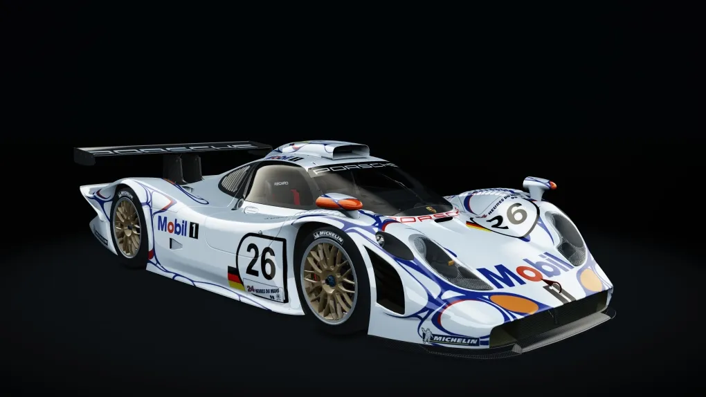 Porsche 911 GT1-98 in the Racing 26 livery